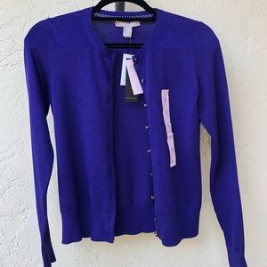 NWT Banana Republic Plum Cardigan